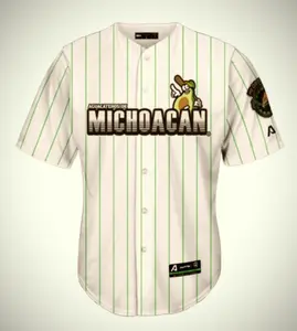 2.0 MICHOACAN STRIPPED MEXICO BASEBALL JERSEY