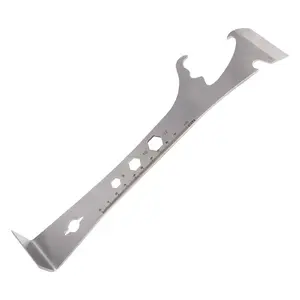 Stainless steel crowbar woodworking special installation tool multi-functional crowbar wooden box nail lifter mud water shovel