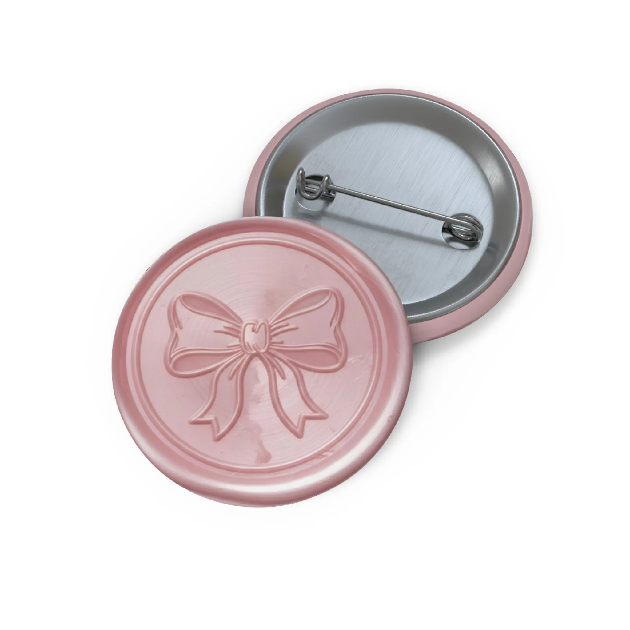 Rosy Ribbon Pin