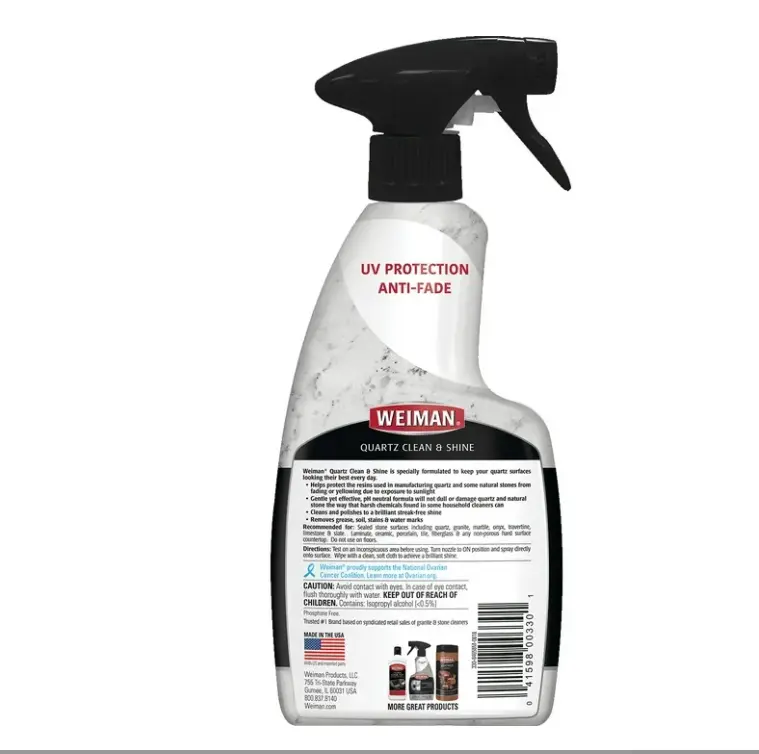 Weiman 2-IN-1 Quartz & Stone Cleaner with UV Protection, 16 oz