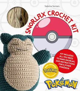 Crochet Snorlax Kit: Includes materials to make Snorlax