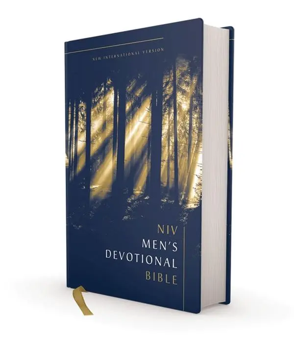 Niv, Men's Devotional Bible (by Men, for Men), Hardcover, Comfort Print by Zondervan