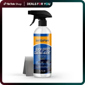 #cozyvibes Car Coating Spray - 500ml Quick Acting Coating Agent with Dust Proof & Glazing Effects Long Lasting Paint Waxing Solution for Showroom Shine