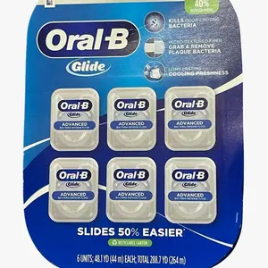Oral-B Glide Pro-Health Dental Floss, Deep Clean, Mint, 40m, Pack of 6 Long Lasting Comfort interdental