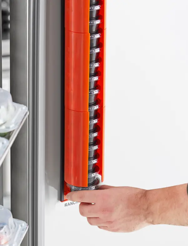 Rameking Single Unit Portion Cup Dispenser for Organizing Storing Rotating and Dispensing Prefilled Portion Cups