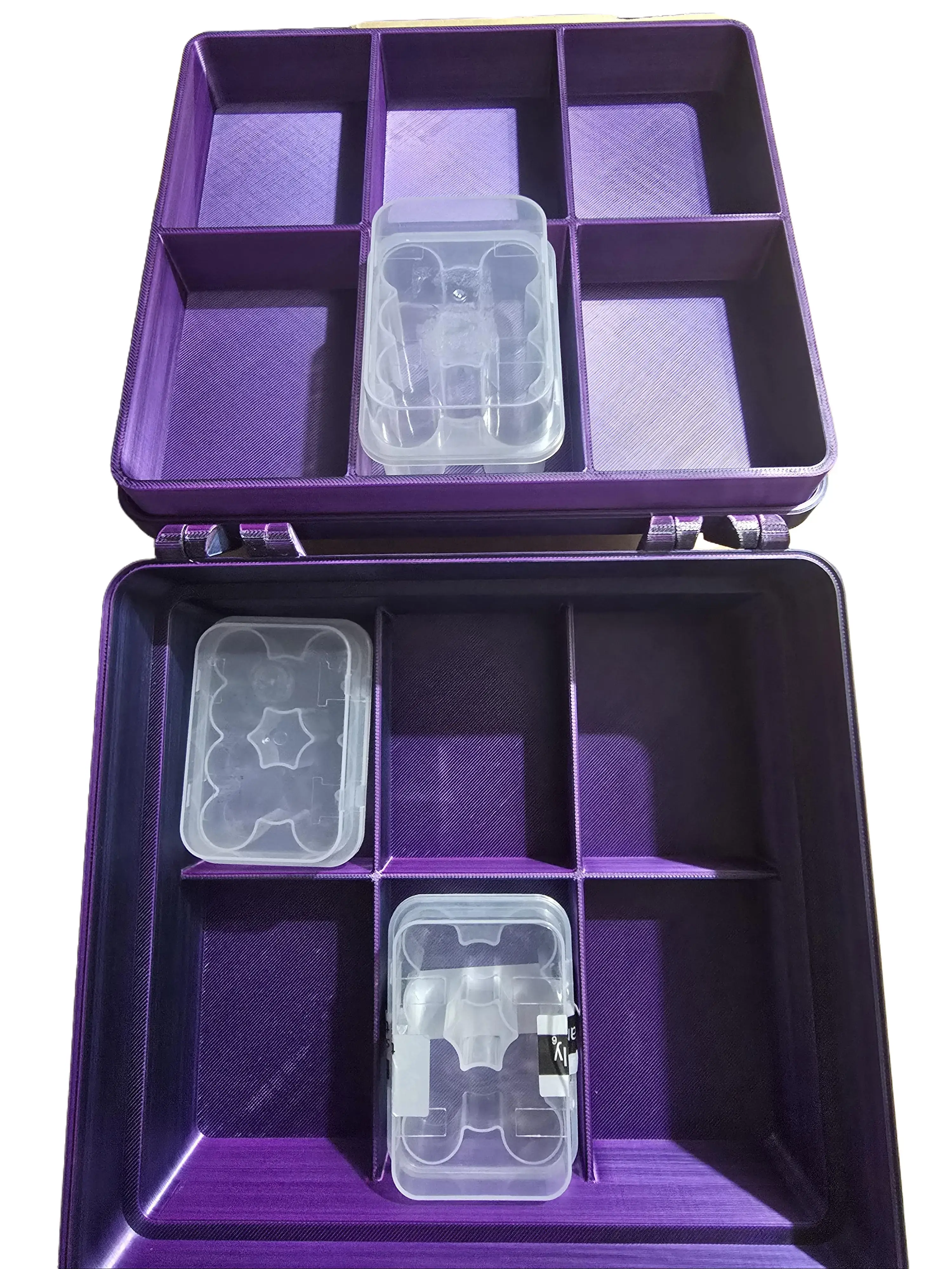 Peptide kit storage case holds 12 kits of the 3ml vials