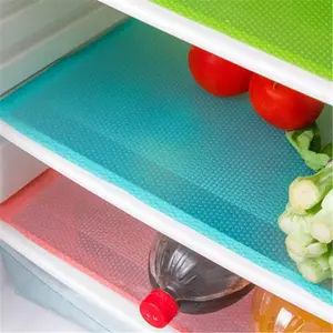 3 Pieces Washable Refrigerator Mats, Waterproof and Oil-proof Refrigerator Mats, Non-slip Mats for Kitchen Tables, Refrigerators, Freezers, Cabinets, and Drawers, Refrigerator Mats and Coasters