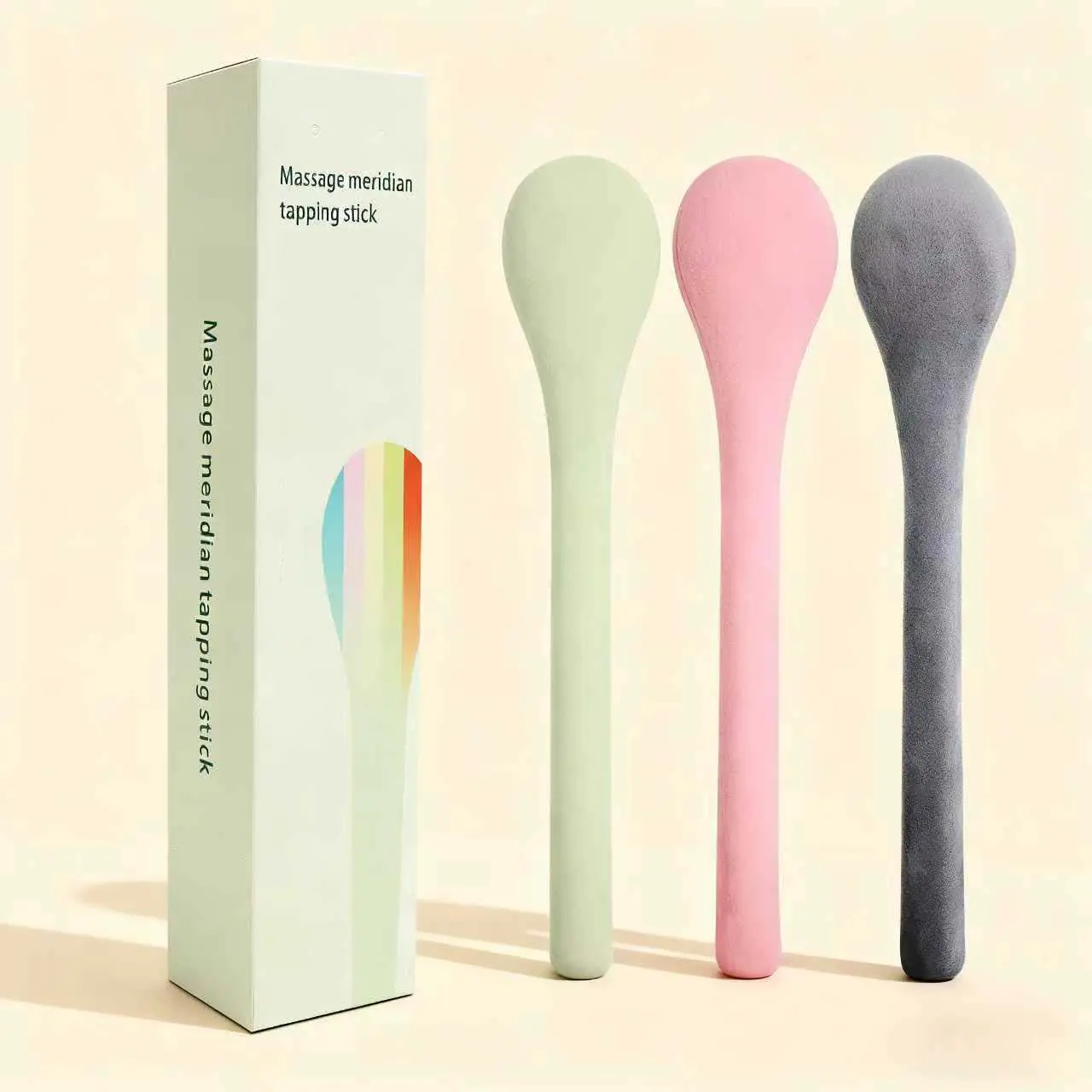 Women's Traditional Meridian Therapy Massage Stick with Smooth Handle - Gentle Acupressure & Body Tapping Tool for Body Care, Daily Wellness & Relaxation, Lymphatic Care, Circulation Support, Beauty Maintenance, Ideal Gift, Lightweight