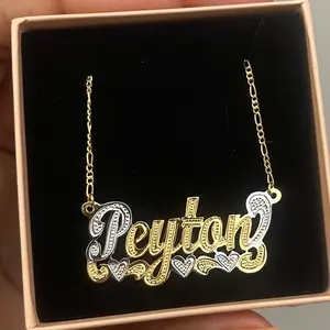 Name plate Necklace (Single Plate)