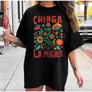 Chinga La Migra Shirt, Abolish Ice Protest Shirt, No Human Is Illegal Tee, Latino Protest Tee, Social Justice Gift Shirt, Immigrant Human Rights Tee