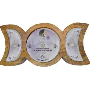 Crone Guidance &amp; Vision Triple Moon Candle 60 Hour Ritual Goddess