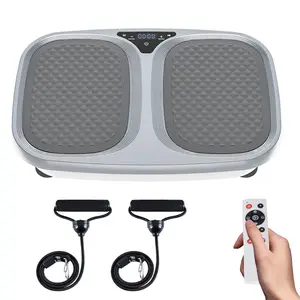 Vibration Plate Machine 120 Speed Levels Includes Resistance Bands Adjustable Platform for Home Gym Indoor Use Summervibes