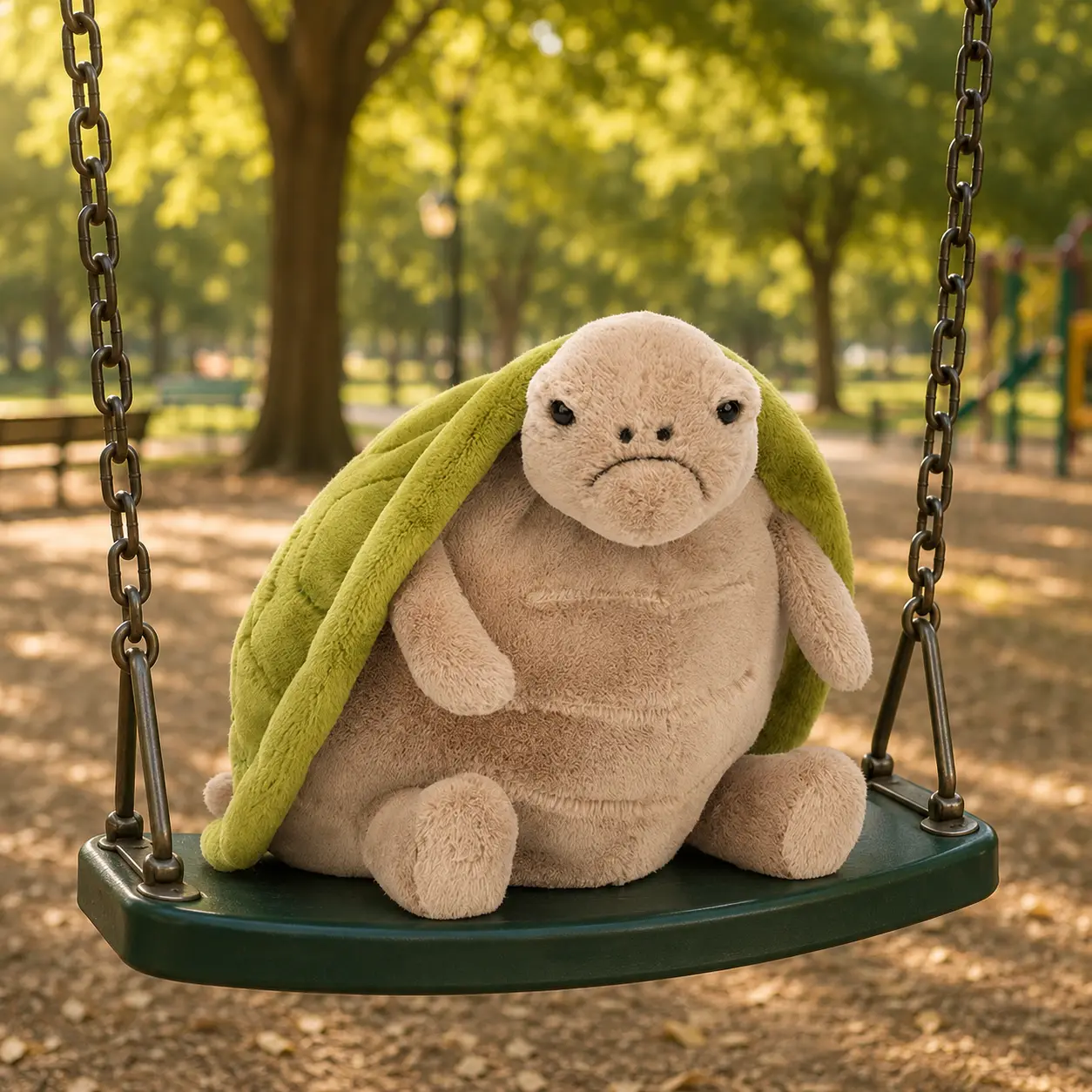 Jellycat Grumpy Turtle Plush Toy – Soft Cuddly Stuffed Animal, Fun & Unique Gift for Kids, Teens & Adults