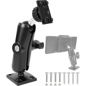 Mount for  Screen,  Alloy Medium Arm & Square Plate AMPS Base,   Dashboard Mount for in- Monitors  Mounts