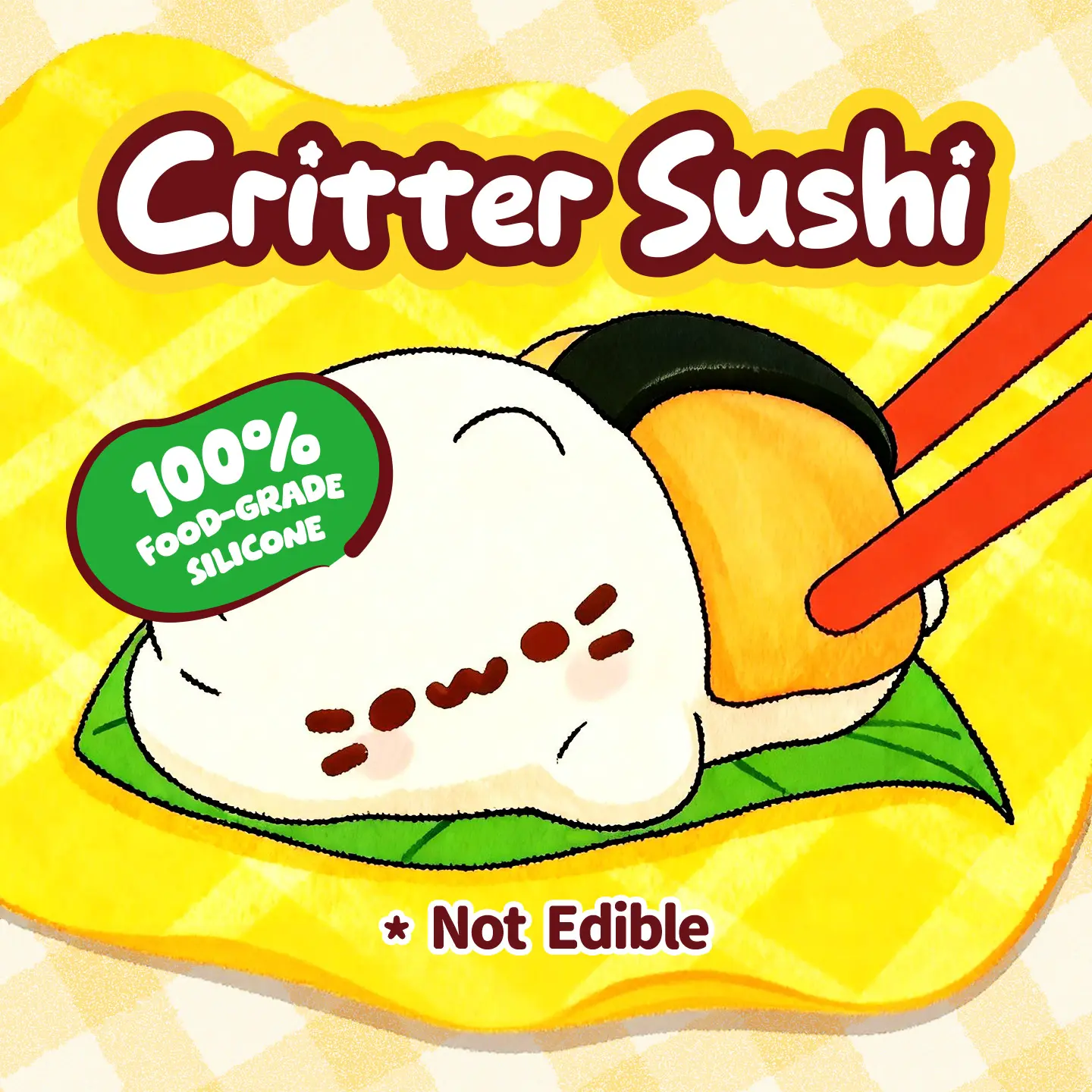 Critter Sushi Tabasquishy handmade DIY