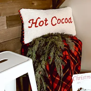 Hot Cocoa Lumbar Pillow