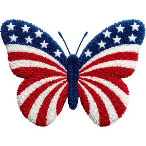 DTF Transfer – American Butterfly Multi Sizes (PA-FL010)