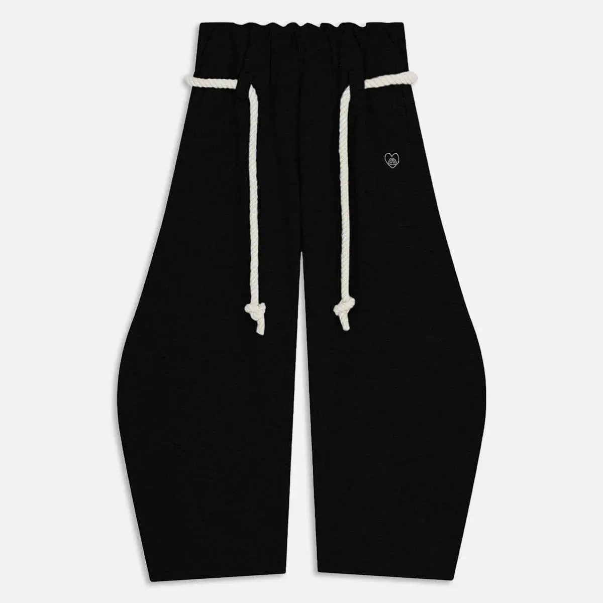 Aelfric Eden Women's Super Baggy Barrel Sweatpants - Wide Leg Loose-Fit Trousers with Rope Drawstring, All Heights Friendly, Androgynous Casual Streetwear Pants for Mens Clothing Streetwear Clothing