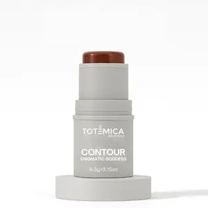 Totemica Contour Stick Enigmatic Goddess | 4.3g / 0.15oz 🌟 Creamy Contour Stick | Natural Matte Finish + Nourishing Cocoa & Vitamin E 🍫✨ Cruelty-Free Bronzer Chocolate