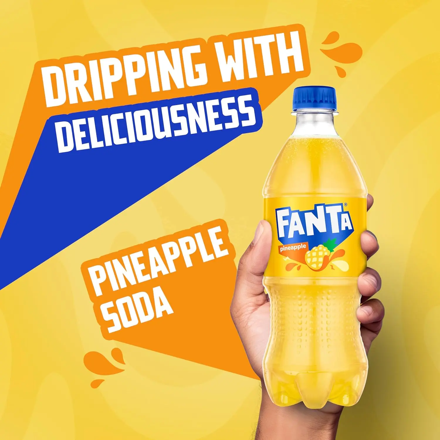 Fanta Pineapple Soda 20oz Bottle - Pack of 8