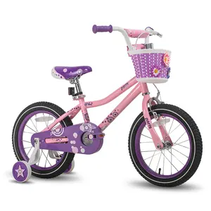 JOYSTAR ON SALE 14-18 Inch Girls Bike Ages 3-8 Years Old Kids Bike with Training Wheels Basket  Handbrake boy girl