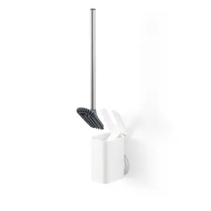 Umbra Flex Adhesive Toilet Brush - Waterproof Design for Effective Cleaning in Bath and Other Spaces