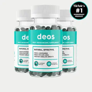 Advanced Edible Full Body Deodorant Supplement - Healthcare Internal Odor Control for Men & Women, Gut Health Support, Skin Health Support | Multi Pack DEOS