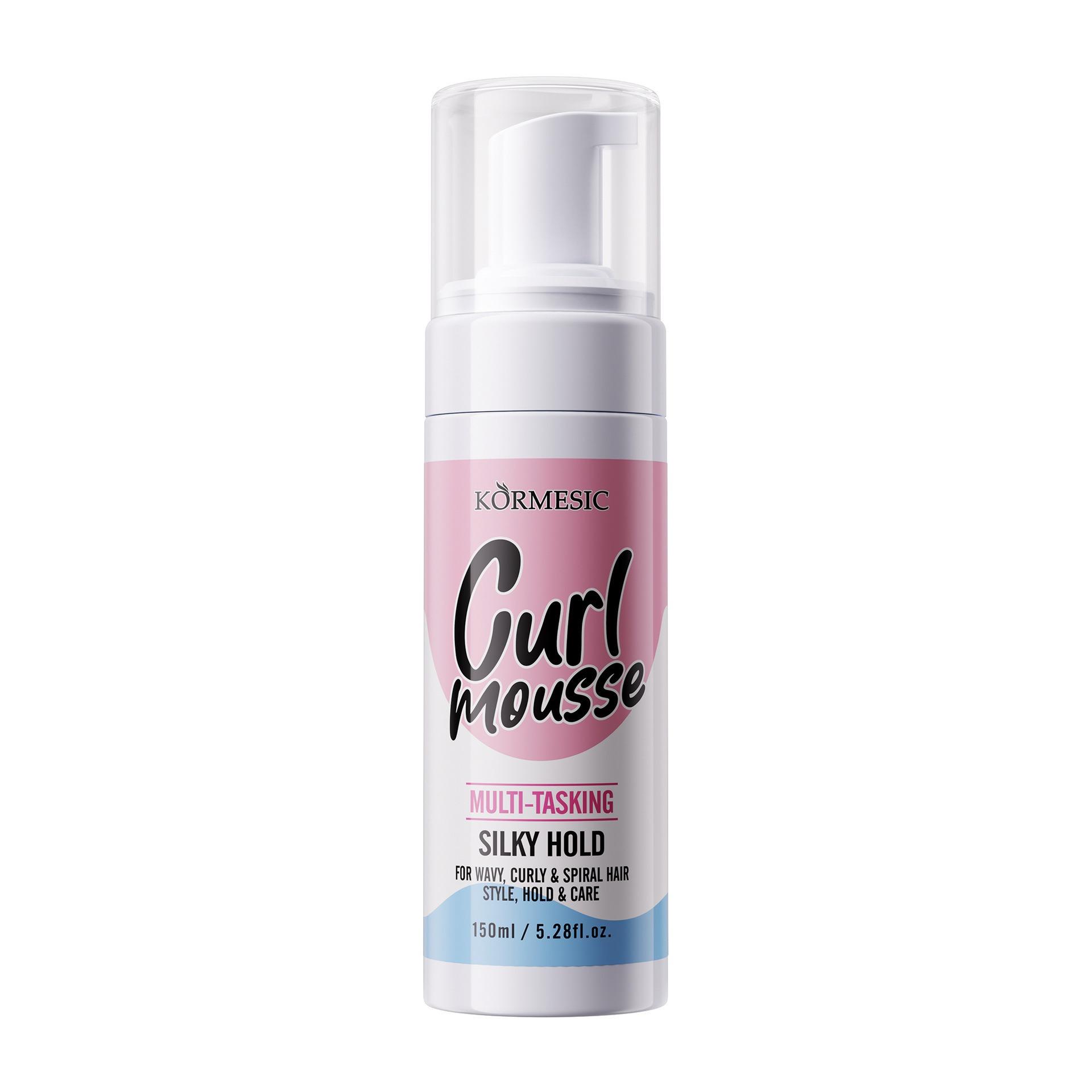 Curl Mousse | Defines & Adds Instant Volume for Frizz-free Curls | Simple,lightweight foam, for hydrated, frizz-free curls