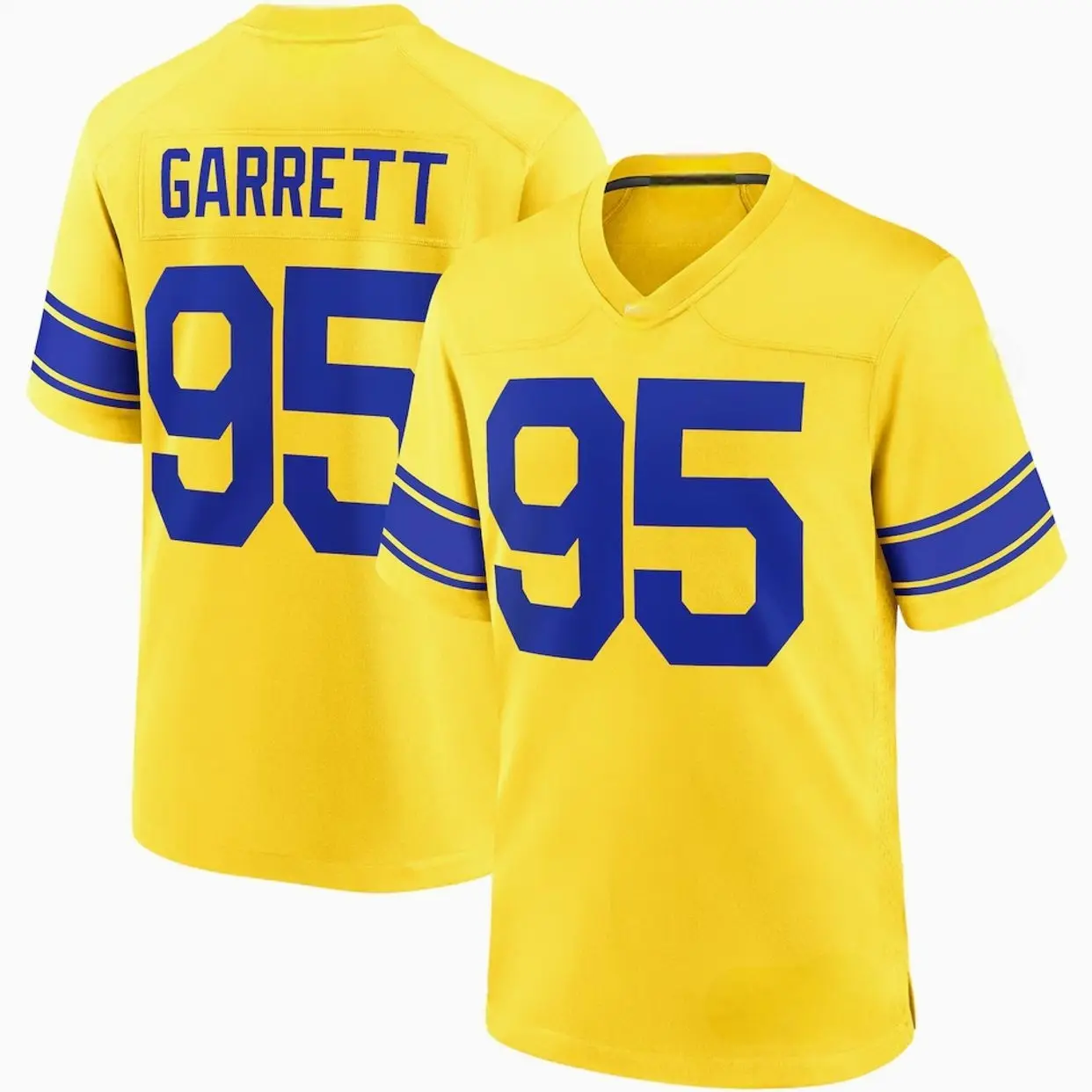 Unisex Football inspired by Garrett 95 Los Angeles Classic Sol Game Jersey - Yellow