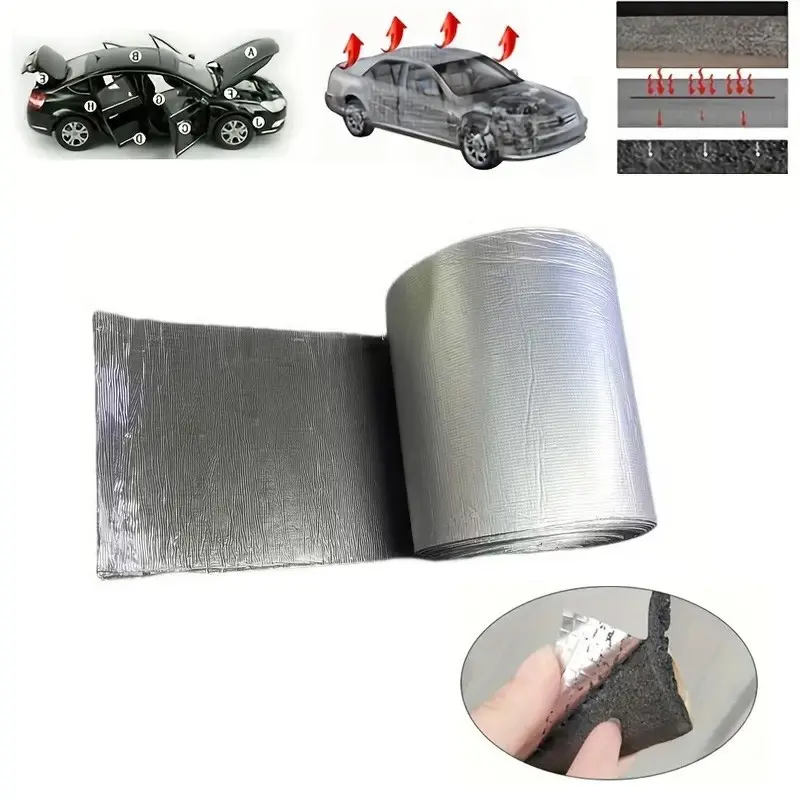 Car Insulation Soundproofing Mat, Interior, 5mm or 10mm Thick Closed Cell Foam, Acoustic Impedance, Self-Adhesive, High Quality, Easy Cut