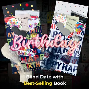 Blind Date With a Book - Birthday Edition - Handcraft Bookish Gift Box Unique Gift ideas Perfect for Birthday BookTok Friends and Self-Care