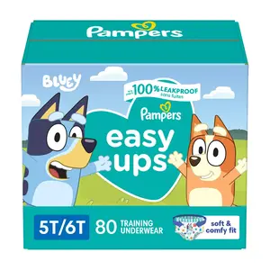 Pampers Easy Ups Boys' Training Pants Enormous Pack - Size 5T-6T - 80ct