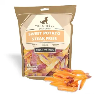2LB 100% Sweet Potato Dog Treats | All-Natural Single Ingredient Chews, Low-Fat & High-Fiber for Digestive & Dental Health