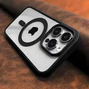 Magsafe Magnetic Wireless Charging Clear Shockproof Case for iPhone 17/16/15/14/13/12/11 Pro Max Plus Air Protective Phone Cover