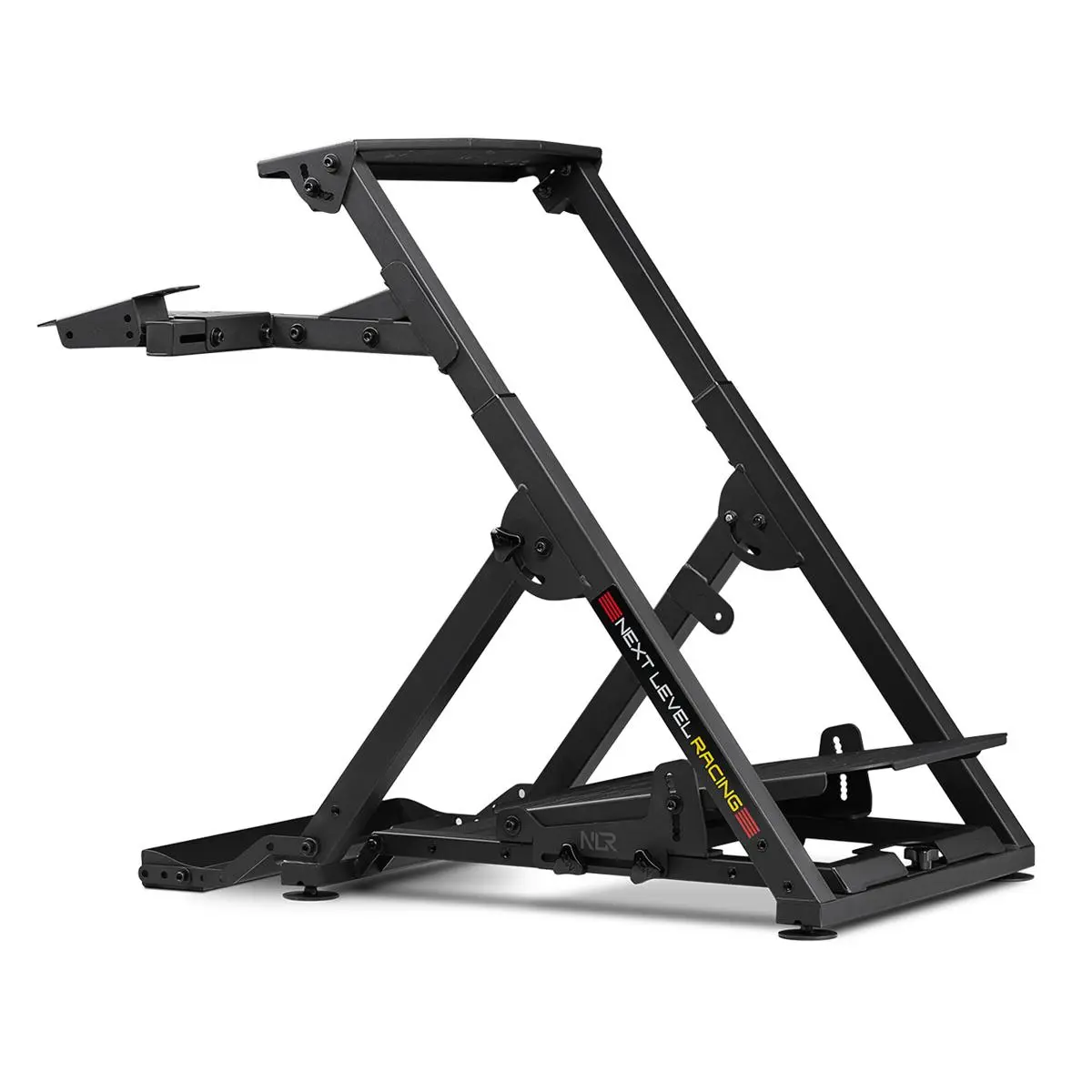 Next Level Racing Wheel Stand 2.0 - Foldable, Compact, Durable Metal Frame Gaming Wheel Stand, Functional Adjustable Premium Indoor Gaming Furniture