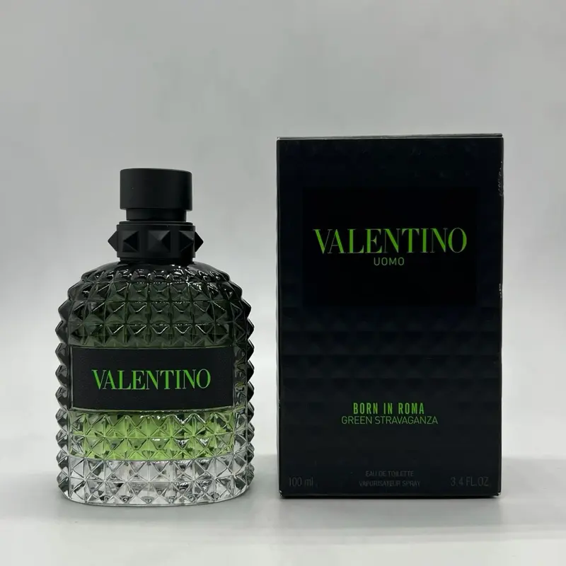 Valentino Uomo Born In Roma Green Stravaganza 3.4 Oz 100 ML Edt For Men
