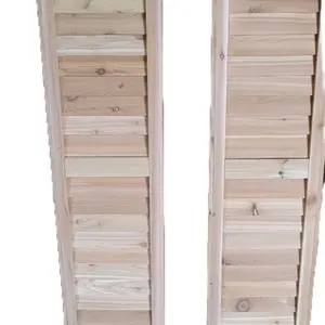 Set of 2 Louver Window Shutters.Read description for ordering help.