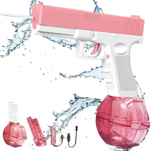 Adult and Kids Super Strong Electric Water Gun, 434cc and 58cc Large Capacity, 32 Feet Range for Pool Parties & Outdoor Fun