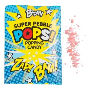 2 3/4" x 4" 6 oz. Superhero Popping Candy Fun Packs - 36 Pc.