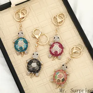 New Arrival Ocean Theme Cartoon Turtle Keychain, Cute Mini Sea Tortoise Bag Charm, Fashion Accessory Pendant for Car Keys, Bags, Backpacks, Bag Charms