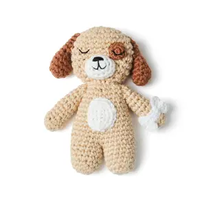 Pocket Puppy - Crochet Toys, Stuffed Animal, Safe For Babies, Hand-knitted, Collectible, Washable