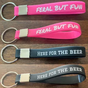 Silicone loop Keychain