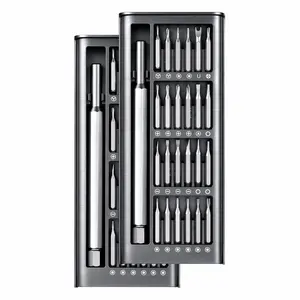 25 in 1 Precision Screwdriver Set, Manual Screwdriver Kit with Aluminum Handle, Multi-Function Repair Tool for Phone, Electronics, Laptop, and Household Repairs