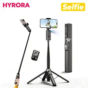 HYRORA Smart AI Facial Recognition Smartphone Tripod Gimbal Stabilizer, 360° Pan-Tilt, Panoramic Tracking, Cellphone Accessories for Home & Outdoor Use
