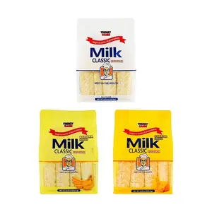 New Flavor Korean Milk Rice Crackers Cheese & Banana & Classic Milk Flavor 241.8g Healthy Non-Fried Snack