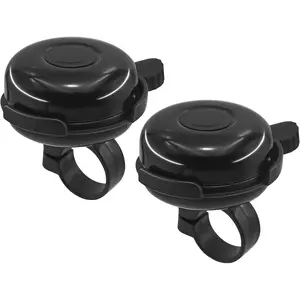 2 Pack  Bells for Adults, Loud Crisp Clear Sound, Durable  Alloy, Bicycle Bell for Adult Bikes, Easy to Install Cycling Accessories for Mountain Road and Commuter Safety