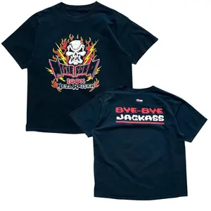 Vintage 90s Hellraiser Wrestling Style T-Shirt – Bye Jackass Graphic Tee | Retro Attitude Era-Inspired Shirt 2XL