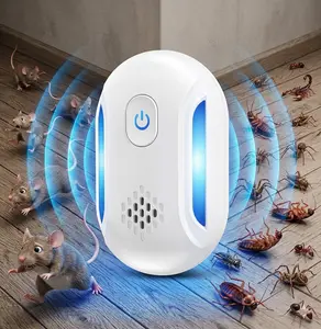 Ultrasonic Pest Repeller Indoor Plug-In, Upgraded Rodent Repellent for Mice, Rats, Roaches, Ants, Spiders & Bugs, 2 Modes,