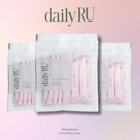 DailyRU - Caffeinated Daily Drive | Energy, Focus & Stamina Support - 10 & 30 Stick Packs