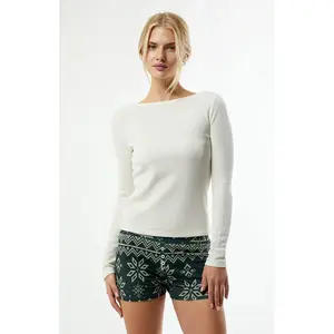 Coca-Cola Women's by Pacsun Fair Isle Mini Pajama Brief Shorts